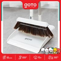 Gambar (Promo Special) Goto [COD] Pukito Broom Set Sapu Pengki Lipat Alat Pembersih Lantai 2In1 dari Goto Living Kota Tangerang 3 Tokopedia