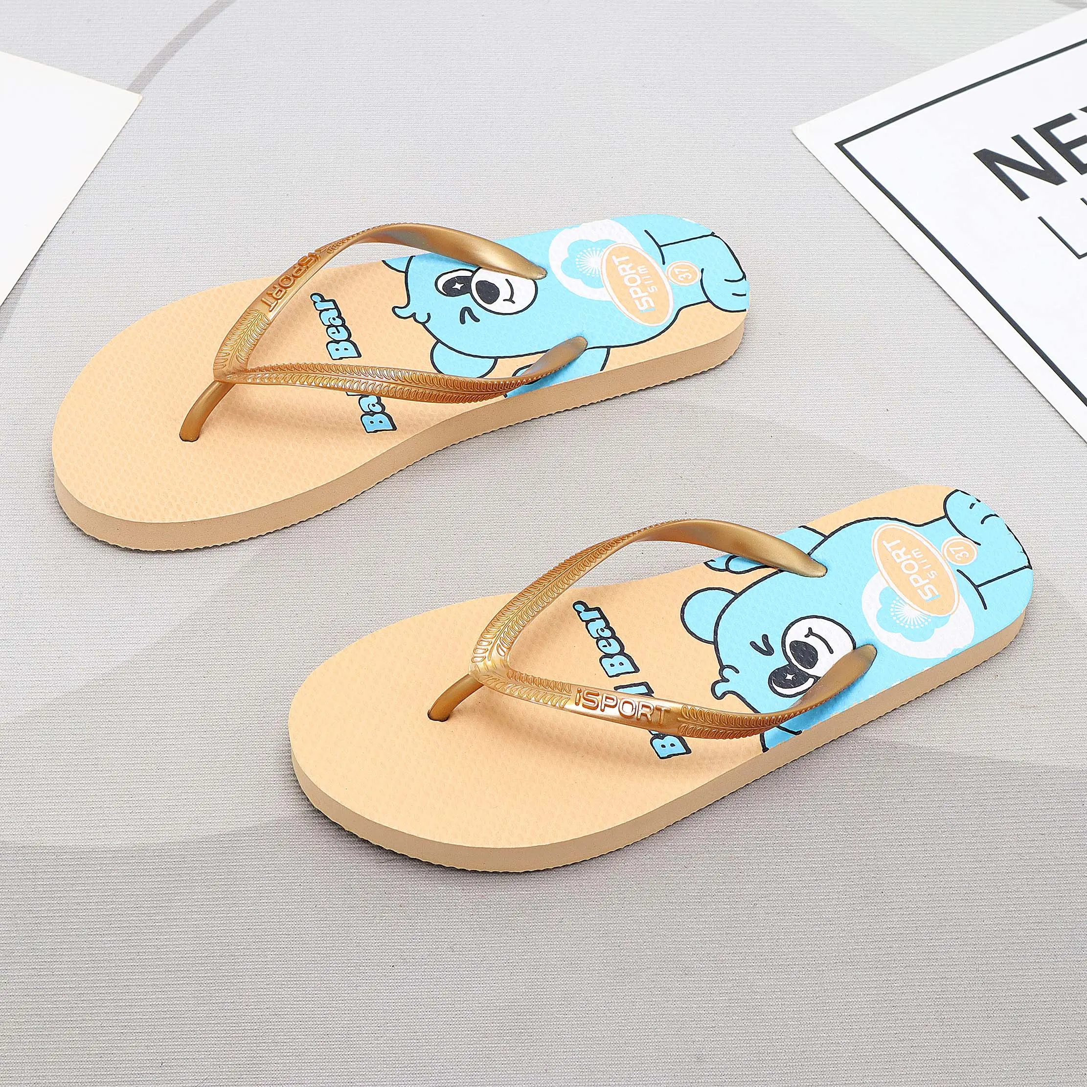 Premium Comfort Flip Flops Philippines - Anti-Slip Waterproof & Breathable for Beach/Palengke/Home Use Bedroom Slippers Walking Shoes Girl Women Footwear