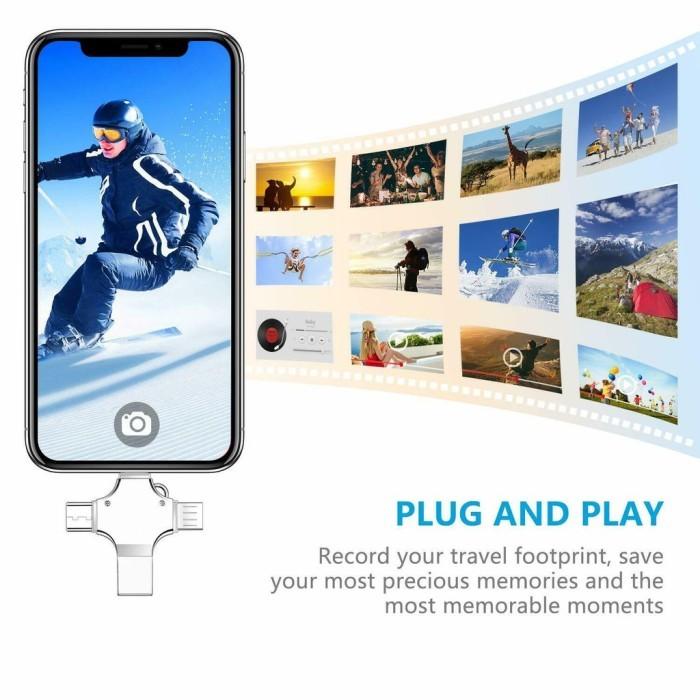 FLASHDISK USB OTG ANDROID IPHONE 2tb FLASH DISK OTG TYPE C IOS 4in1 - 32gb real 3