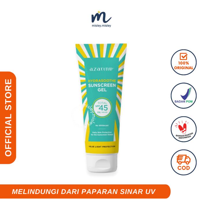 Gambar AZARINE Hydrasoothe Sunscreen Gel SPF45 PA++++ 50ml dari misley misley Kota Bandung Tokopedia
