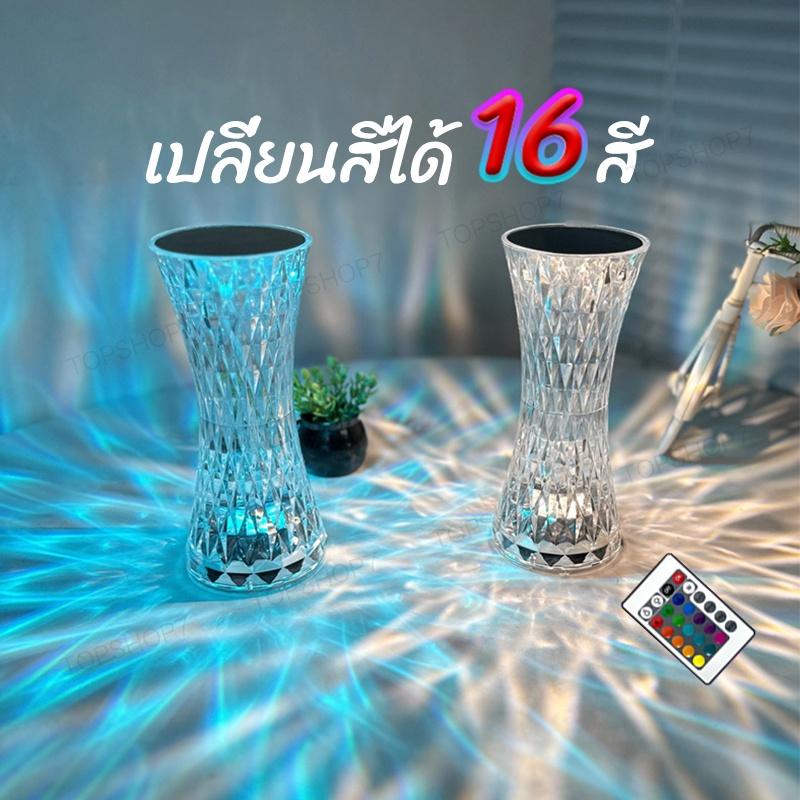 Product Introduction of ขาย โคมไฟหัวเตียง แถมรีโมท ปรับได้ 16 สี พร้อมส่ง 16