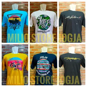 Paket usaha Kaos Jogja 6 pcs (isi 6 kaos)