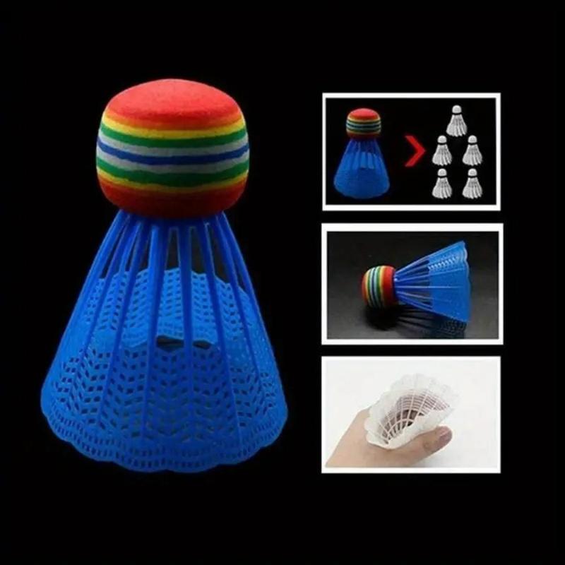 Product Introduction of Colorful Badminton Ball, 10pcs/set Durable Nylon Badminton Ball, Lightweight Badminton Ball for Indoor Outdoor Sports, Ball Sports Equipment 3