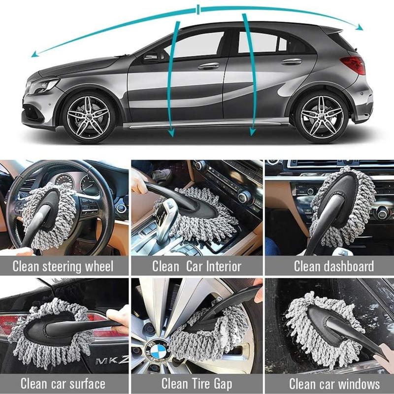 Product Introduction of Car Interior Cleaning Brush, Car Dust Removal Brush, Soft Car Cleaning Tool 9