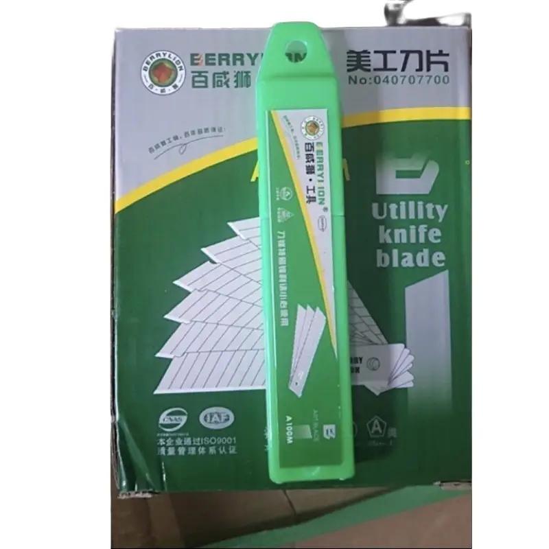 Lưỡi dao rọc giấy RẺ Berrylion A100M - Hộp 10 lưỡi 4