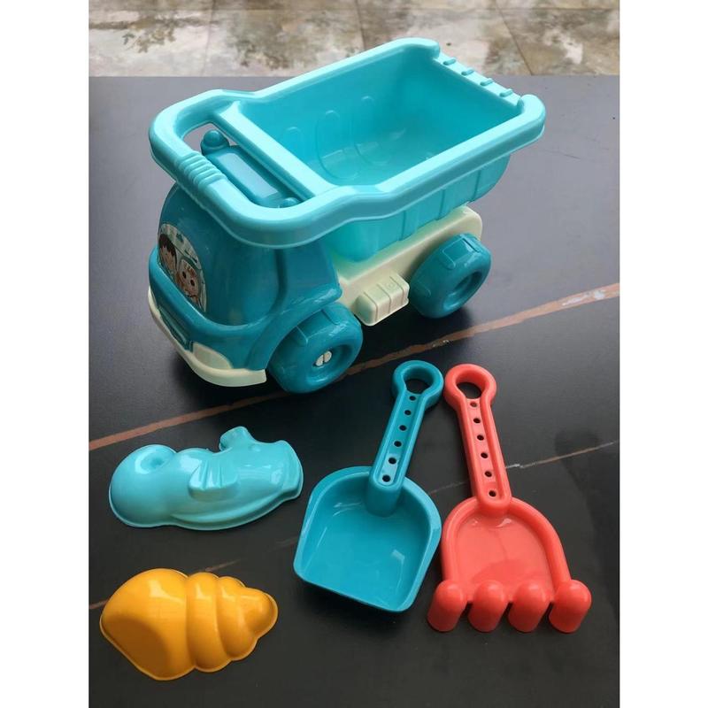 Product Introduction of Creative Multicolor Beach Toys Set Sand Mold Watering Kettle Sand Toy Bucket Shovel Outdoor Game Digging Sand Kit Gift 25