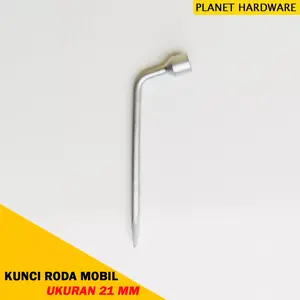 Kunci Roda Mobil L Ukuran 21 mm 6PT Ban Baut