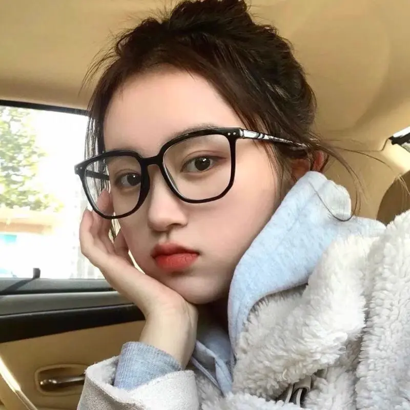 Kính Gọng Đen GM, 2023, Dụng Cụ Hữu Ích, Thích Hợp Cho Khuôn Mặt Tròn Và Khuôn Mặt Lớn, Mỏng Vừa Vặn, Chống Bức Xạ Ánh Sáng Xanh, Gọng Kính Cận Thị Không Theo toa, Dành Cho Nữ, Hợp Xu hướng, 2025