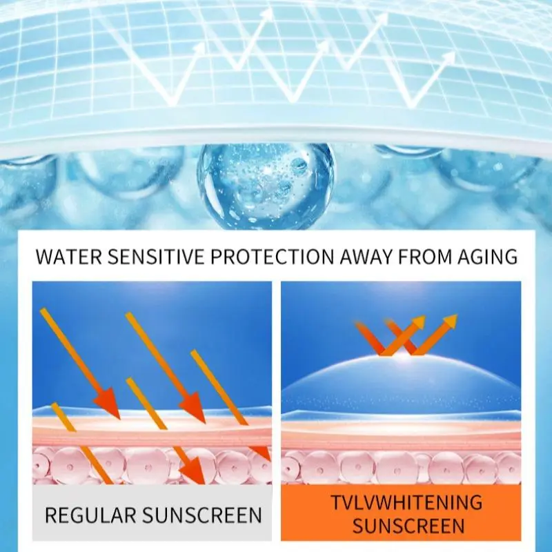 Brightening Sun Cream, Nourishing Highly Protective UV Sunscreen, Summer UV Protecting Sun Care Product for Women & Men, Facial 7
