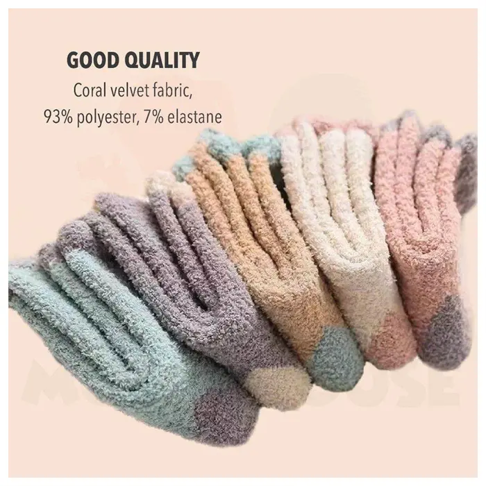 FAELYN Stokin Pantang Bersalin Mengandung Sleeping Confinement Maternity Socks Women's Thick Fluffy Cotton Sock