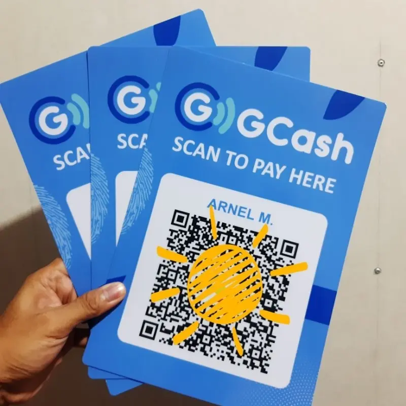 GCASH WITH YOUR QR CODE SCAN TO PAY SIGN BOND LAMINATED 250 gsm ...