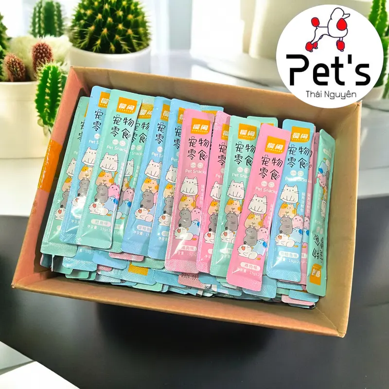 [COMBO 200 THANH Mix vị] Súp thưởng cho mèo Shizuka 15g-Pets Thái Nguyên 1
