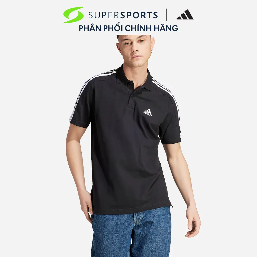 Áo polo nam Adidas Essentials Piqué Embroidered 3-Stripes -IC9310 LSW306