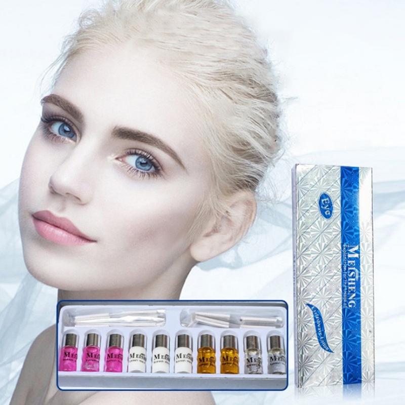 Thuốc uốn mi collagen 6D thảo dược - 1 set gồm 10 lọ