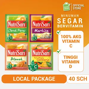 NutriSari 4 Rasa Local Package 40 sachet - Minuman Buah Vitamin C dan Vitamin D