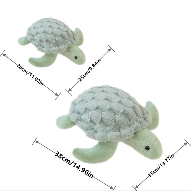 Cute Turtle Design Plush Toy, Soft & Comfy Stuffed Toy, Ideal Birthday Gift, Unique Gift, Creative Gift for Sea Animal Lovers, Gift for Her, Girl's Gift 1