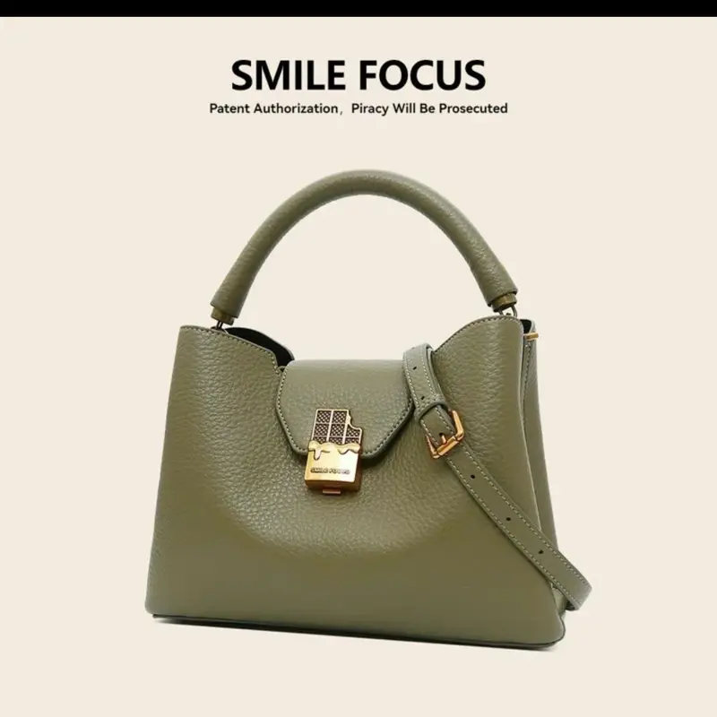 [Túi Hoàng Gia] SF-3146 SMILE FOCUS. Túi xách Chuẩn Chính Hãng Smile Focus Sang Trọng, Đẳng cấp, Thời Thượng.Da dê 1