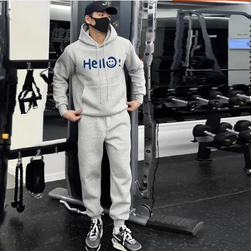 Bộ Nỉ  Hodie Thể Thao HELLOO Dày Dặn Ấm Áp Phong Cách Trẻ Trung Năng Động, Bộ Quần Áo Thể Thao Mùa Đông Chất Nỉ Bông Phong Cách Sport Chạy Bộ Tập Gym Set bộ nam nữ