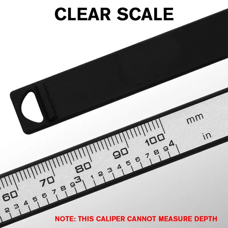 Thước kẹp Vernier Màn Hình Điện Tử, Chất Liệu Thép Không Gỉ, Độ Chính Xác Kỹ Thuật Số 100Mm, G5M2 5