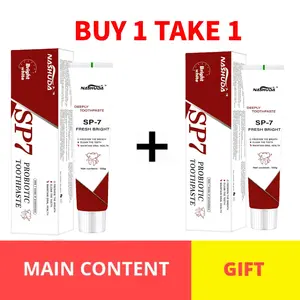 【Buy 1 Take 1】Pasta Gigi Probiotik Gigi Hilangkan Noda Anti-cavity Gum Protection Seimbangkan Bakteri Mulut Lawan Bakteri Jahat Bahan Alami Fluoride Free Inovasi Terbaru