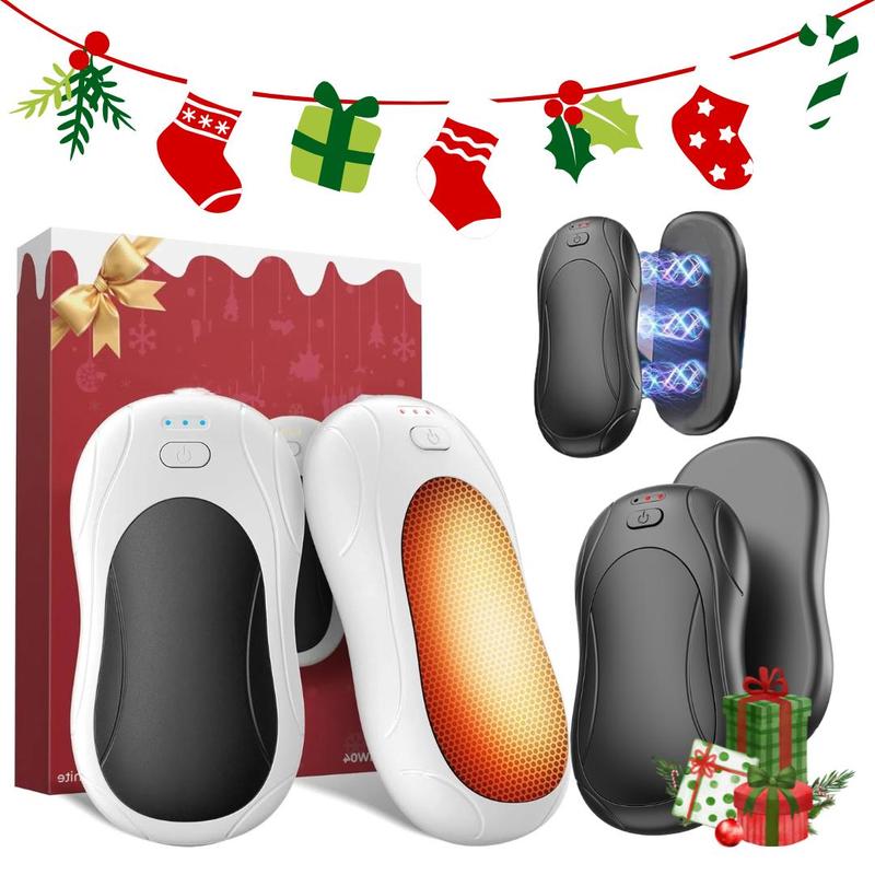 Product Introduction of Electric Hand Warmer, 2 in 1 Rechargeable Dual Sided Hand Warmer, Portable Reusable Pocket Heater for Outdoors, Hiking, Camping 0