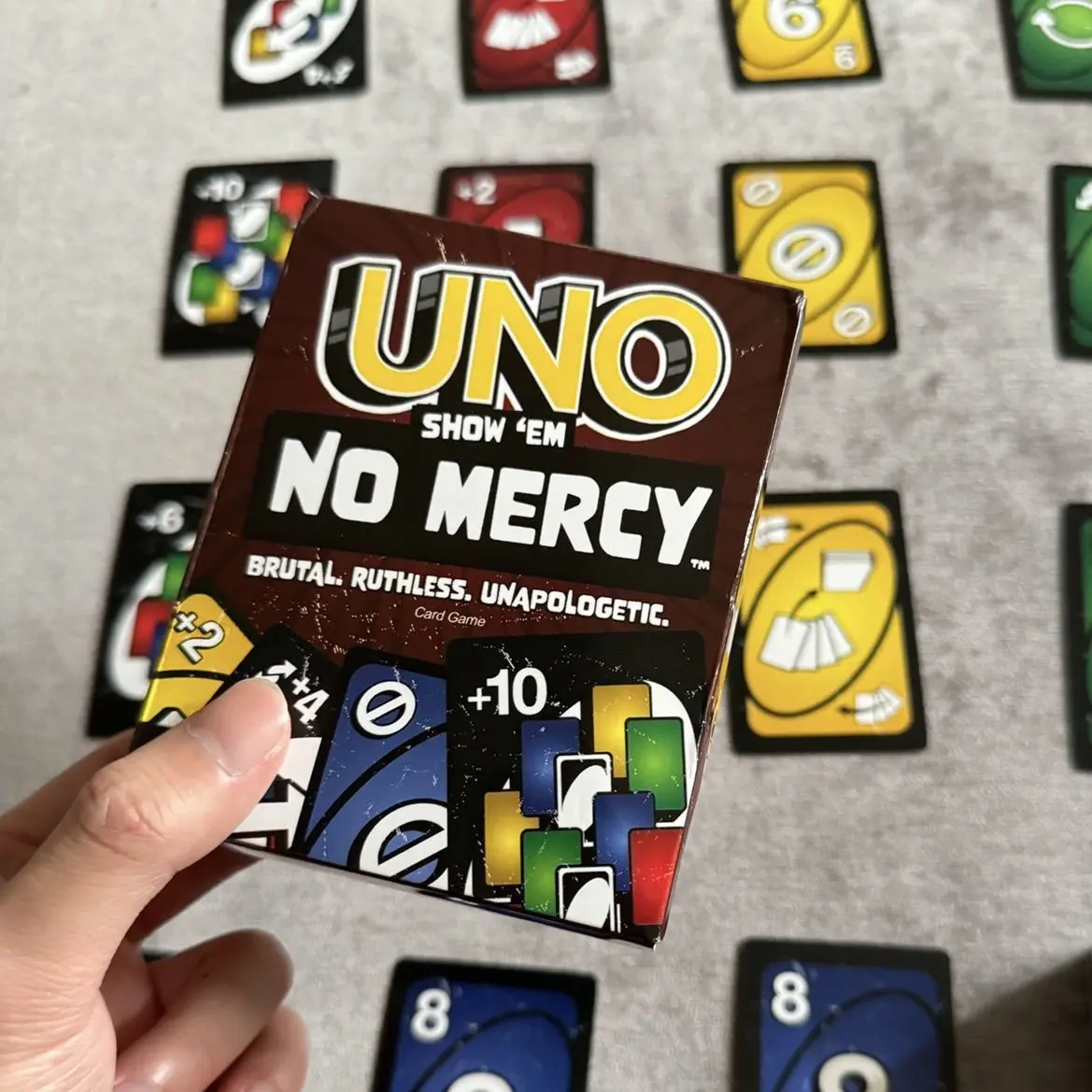 Trò Chơi Cờ Bàn Xuyên Biên Giới Cho Trẻ Em, Uno Card, 168 Thẻ Bài, Không Bao Giờ Thể Hiện Lòng Thương Xót Và Không Thể Lòng Thương Xót, Trò Chơi Tiệc Gia Đình, Phát Hành Năm 2025