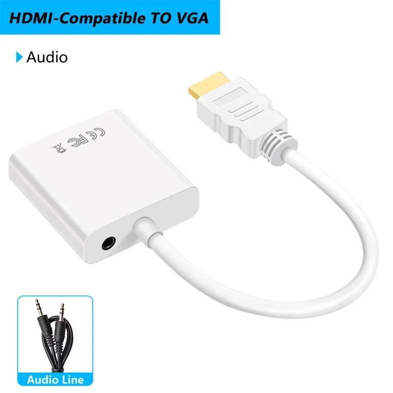 Product Introduction of 1080P DP to VGA Adapter Cable DisplayPort Male to VGA Female Converter Adapter For Projector TV Laptop Computer 7