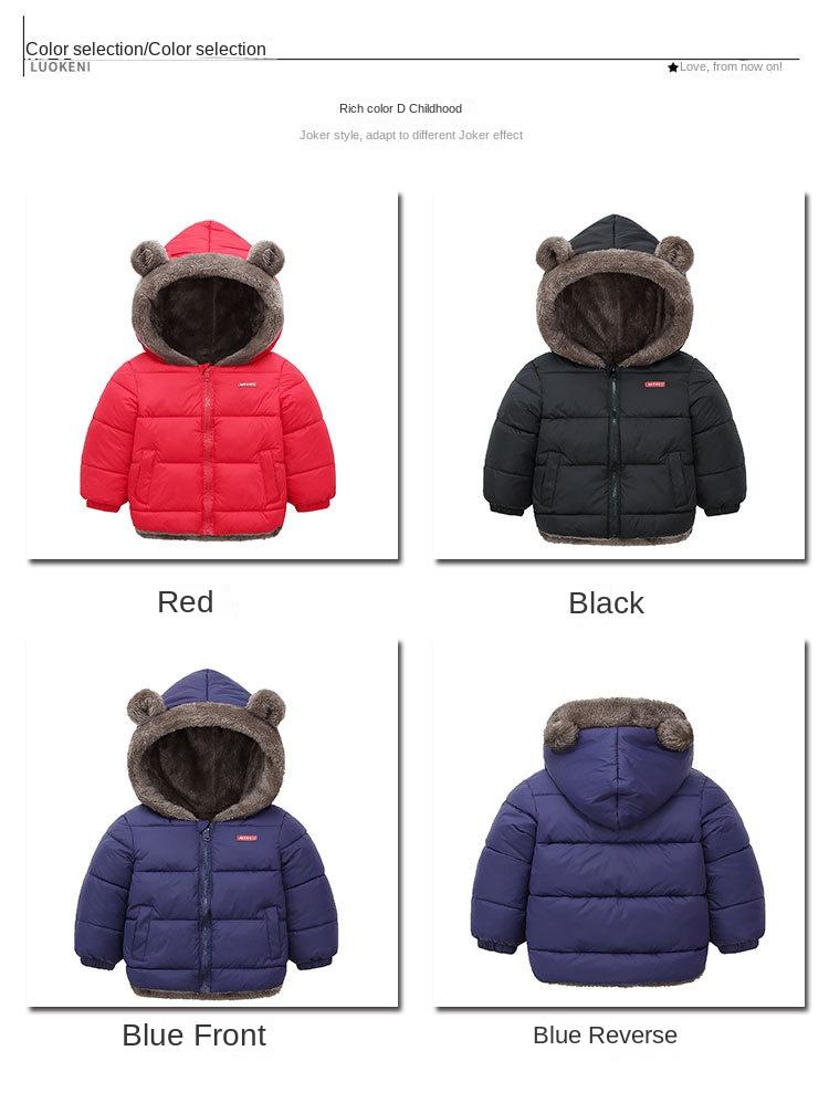 Product Introduction of Áo Khoác Đệm Bông Cho Em Bé YL, Lót Lông Cừu, Dày Dặn, Mùa Đông, Hàng Mới Về, Dành Cho Trẻ Em, Hai Mặt, Áo Khoác Đệm Bông, Thích Hợp Cho Bé Trai Và Bé Gái, Áo Khoác Trẻ Em 5