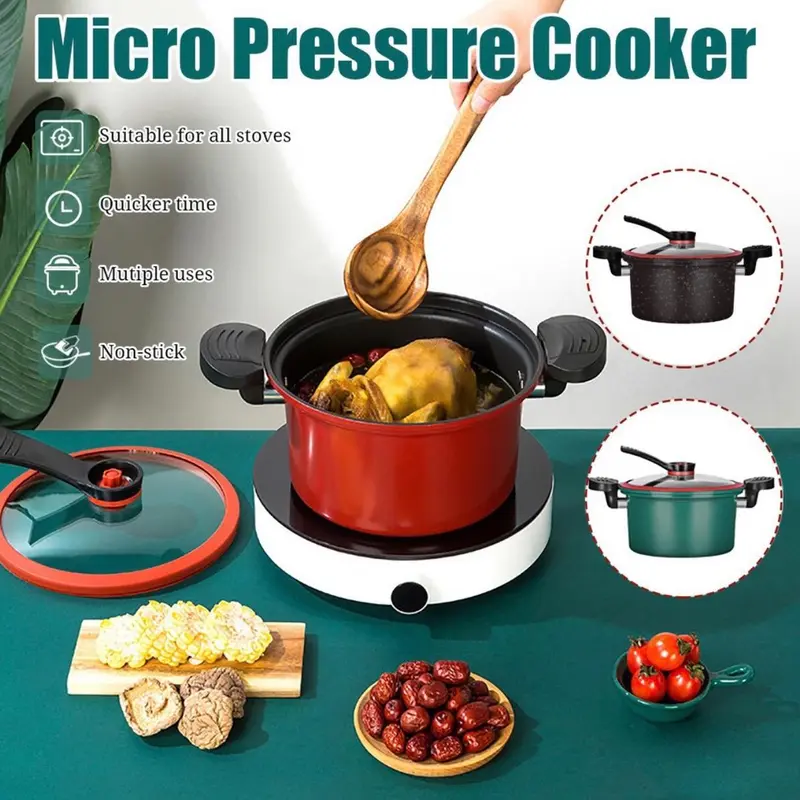 COD, CS Panci Presto Ukuran 3.5 Liter Teflon Pressure Cooker 2