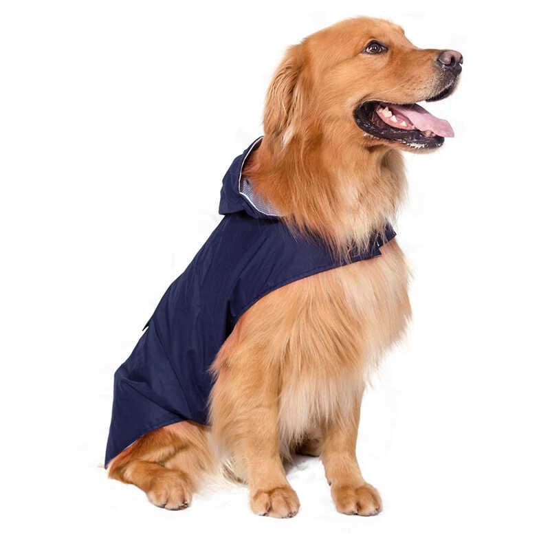 Product Introduction of Dog Small Large Waterproof Clothes Reflective  Rain Coats Hooded Jacket Raincoat Chihuahua Pet plies 29