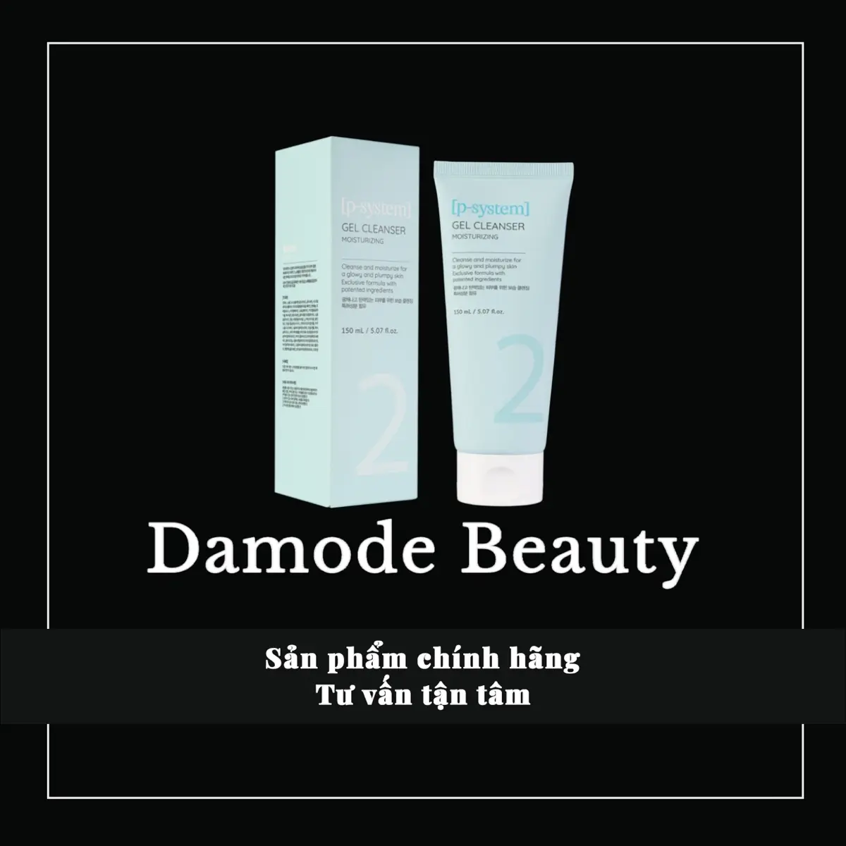 Sữa Rữa Mặt Trắng Da cho Da Khô, Nhạy Cảm, Mất Nước [Damode Beauty Chính Hãng] rửa
