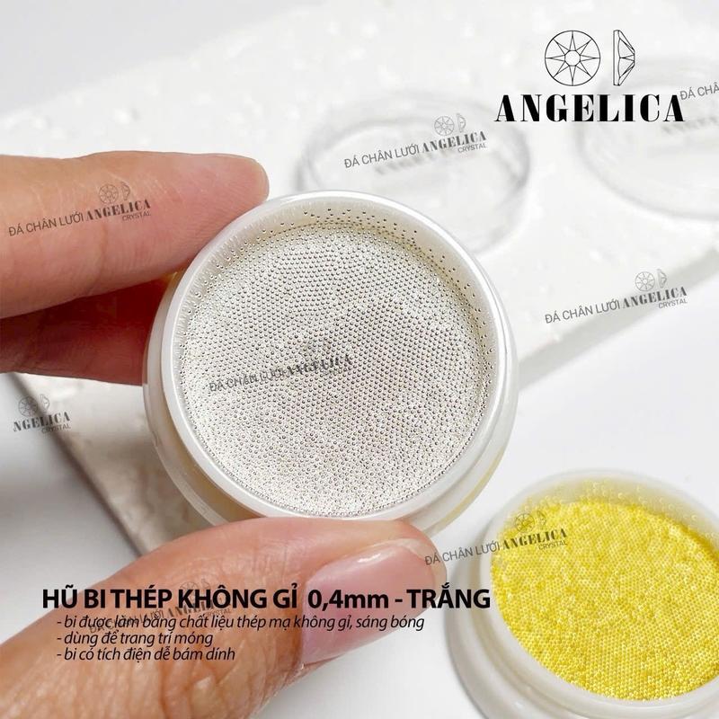 Bi size nhí nhỏ màu trắng dùng làm nails Women Nữ