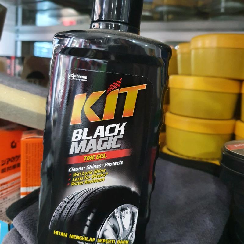 KIT SHAMPOO MOTOR METAL POLISH CREAM PROTECTANT PASTE WAX BLACK MAGIC RUBBING COMPOUND 4