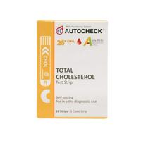 Gambar AUTOCHECK TOTAL CHOLESTEROL BOX 10 TEST STRIPS dari Apotek Golden star by GoApotik Kota Administrasi Jakarta Barat 1 Tokopedia