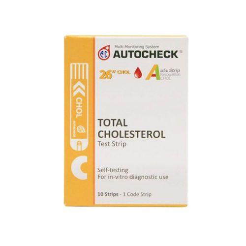 Gambar AUTOCHECK TOTAL CHOLESTEROL BOX 10 TEST STRIPS dari Apotek Golden star by GoApotik Kota Administrasi Jakarta Barat Tokopedia