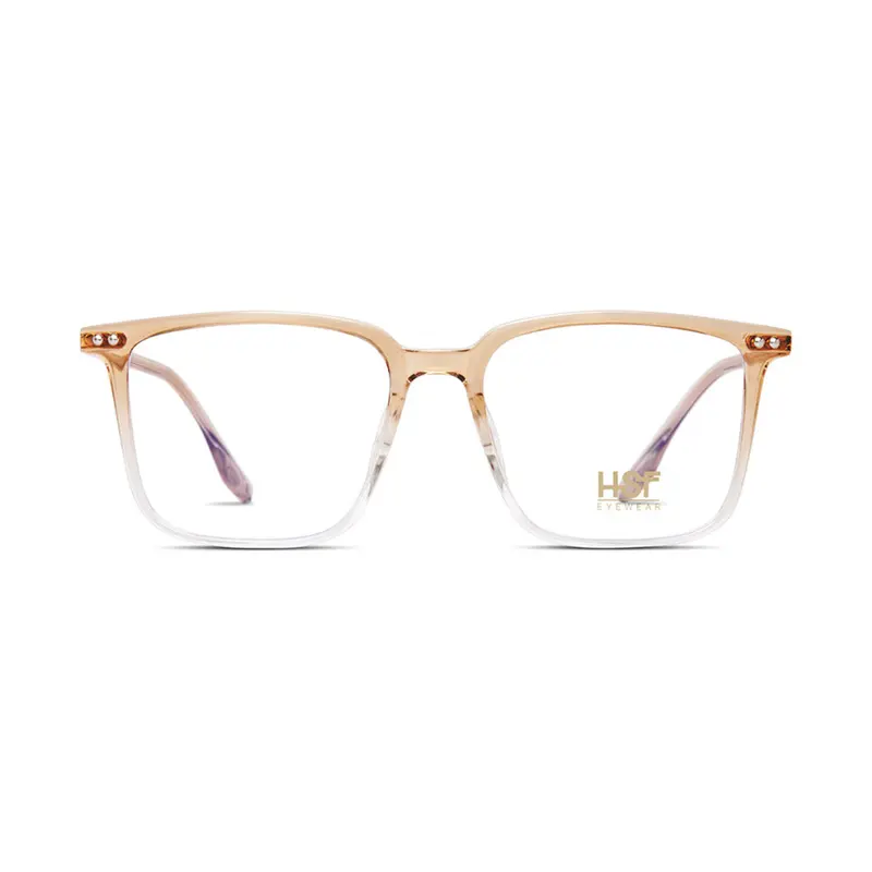 Frame Kacamata - HSF EYEWEAR Matsu Caramel and Black Lensa Wanita Glasses 5
