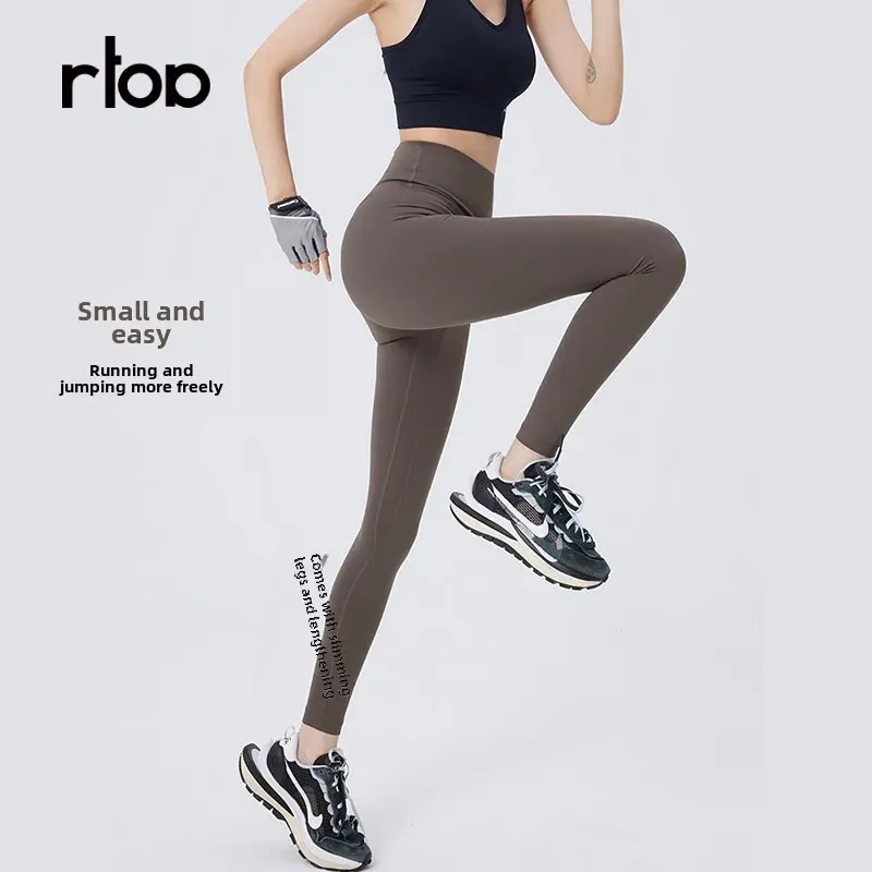 rtop yoga pants women's fitness pants high waist tight pants outer wear running sports pants leggings