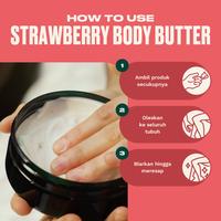 Gambar The Body Shop Strawberry Body Butter 200ml dari The Body Shop Indonesia Store Kota Tangerang Selatan 4 Tokopedia