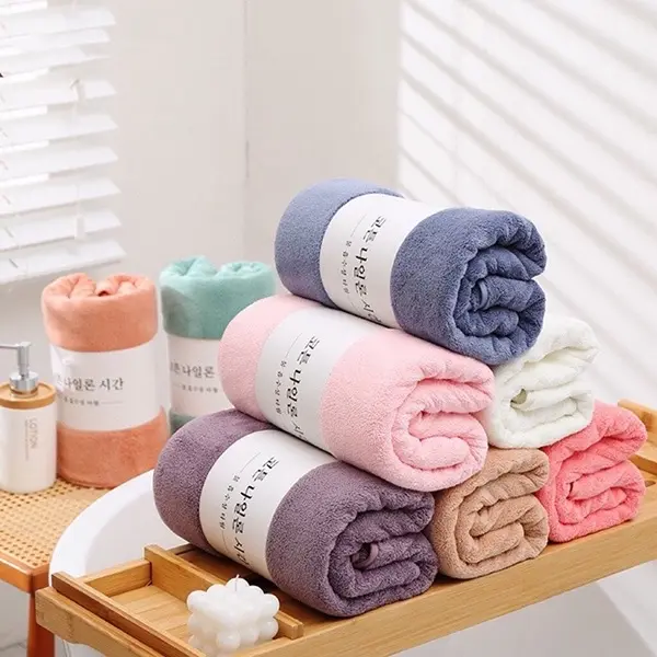 [ Mua 4  _ Tặng 1 ] Combo 4 Khăn tắm lông cừu Hàn Quốc 70*140cm Mềm Mịn, thấm hút - Thương hiệu uy tín. Combo 3 khăn - combo 2 khắn chỉ 8x.000