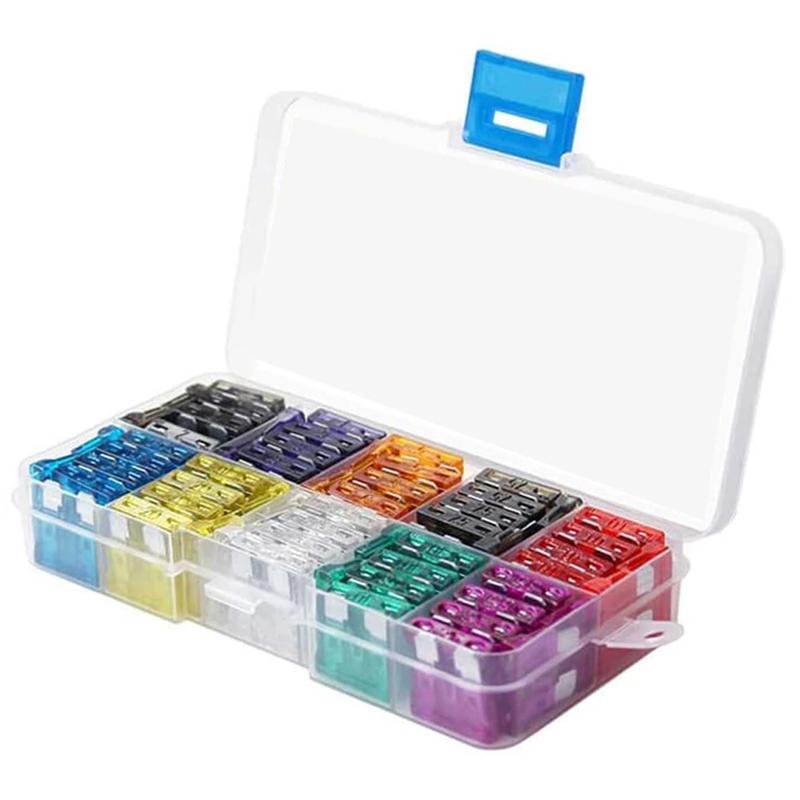 Product Introduction of COD FREE Shipping 100Pcs Blade Type Fuse Set 15A 20A 25A 30A 35A 10 Types Auto Fuse Kit with Box Blade Type Fuse Assorted Kit 13
