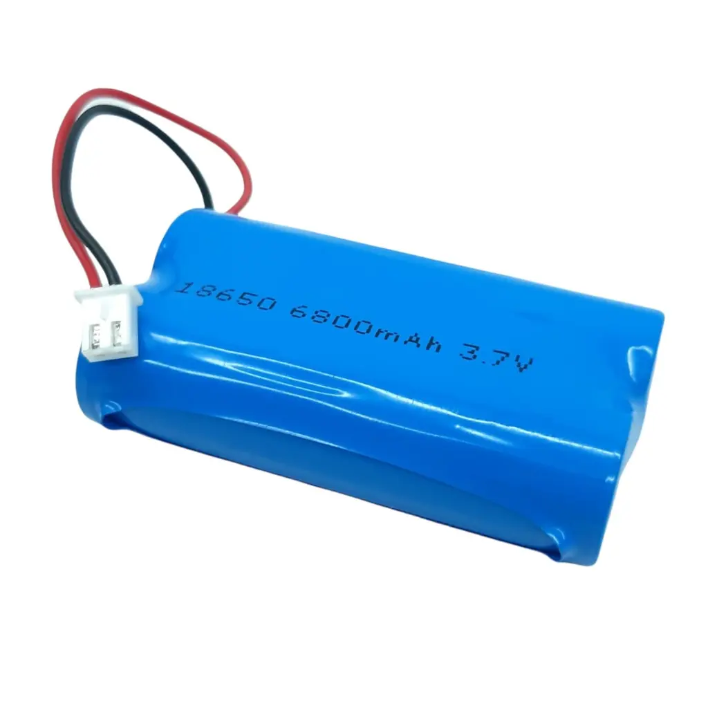 Baterai Speaker Bluetooth 18650 Soket Putih 3.7v - 6800 mAh