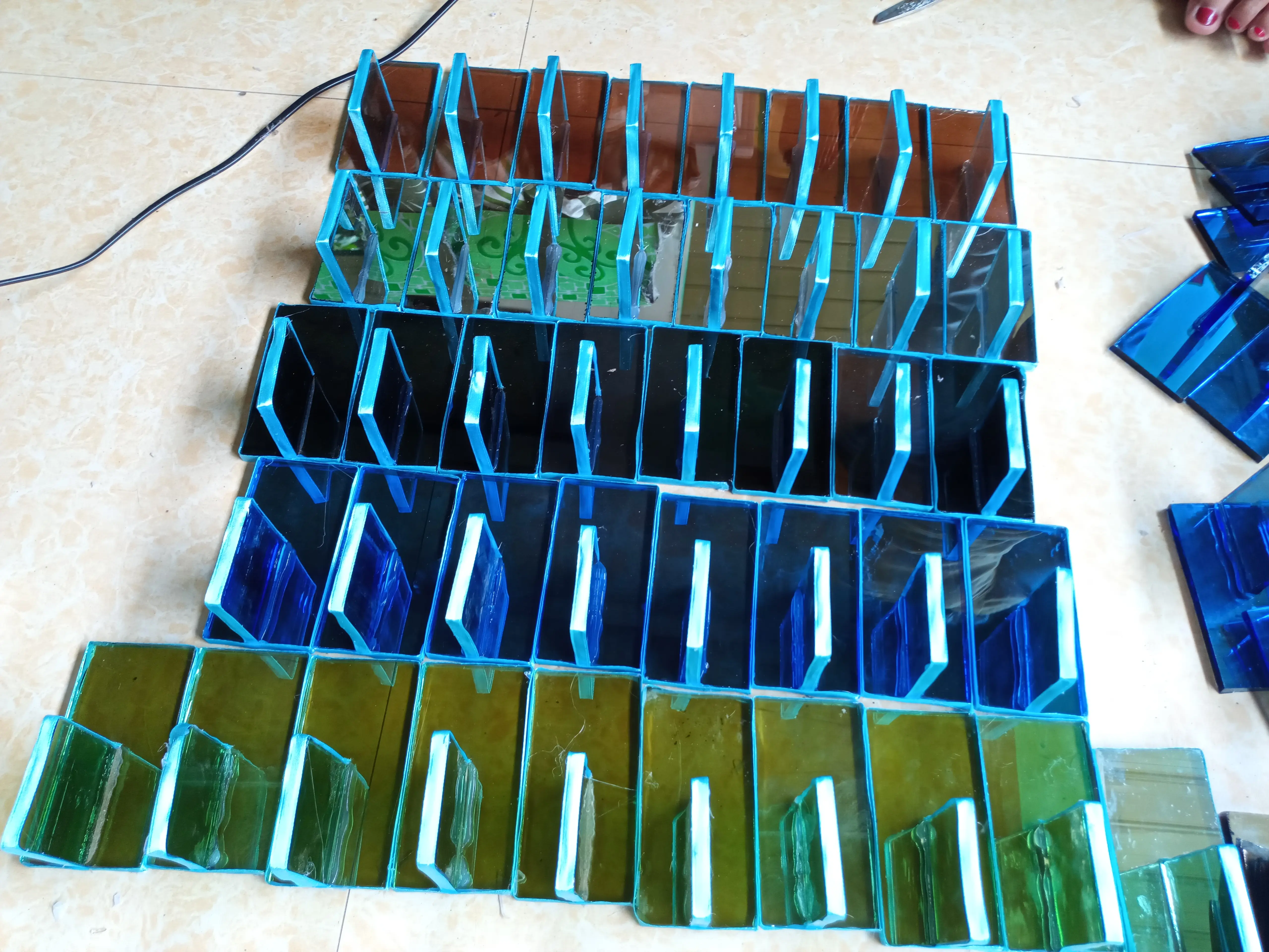 Set frame, 2x2 and 2x4 glass for diy souvenirs (pm the color)