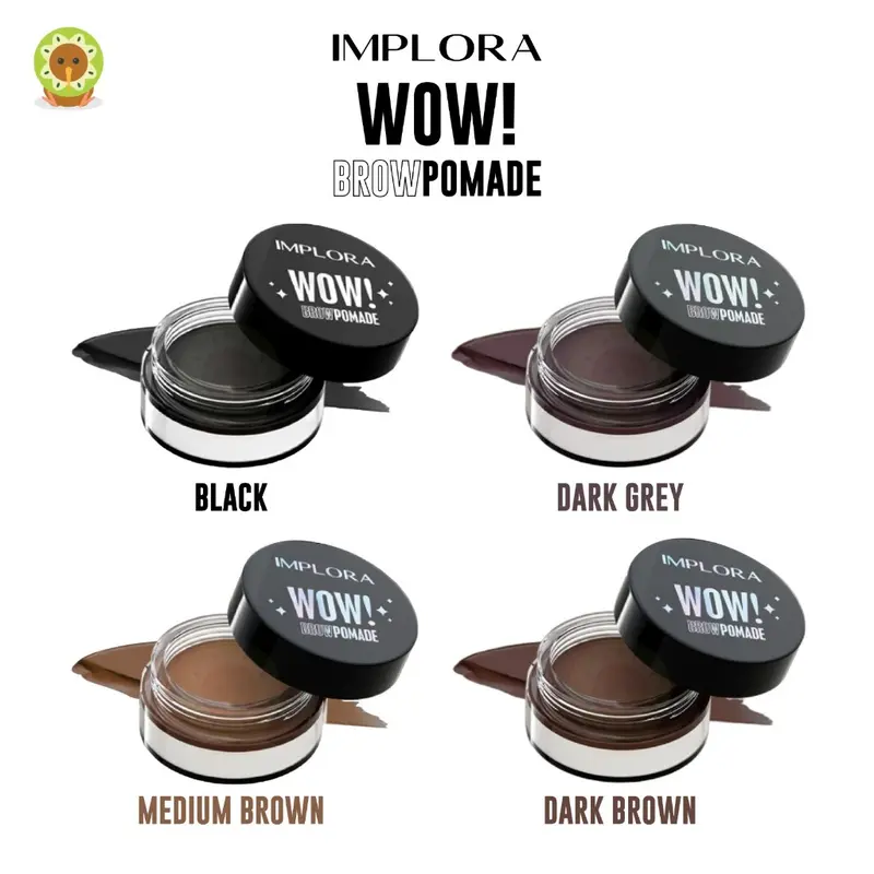 Implora Wow Brow Pomade 24hr Waterproof Eyebrow Alis Pensil 3