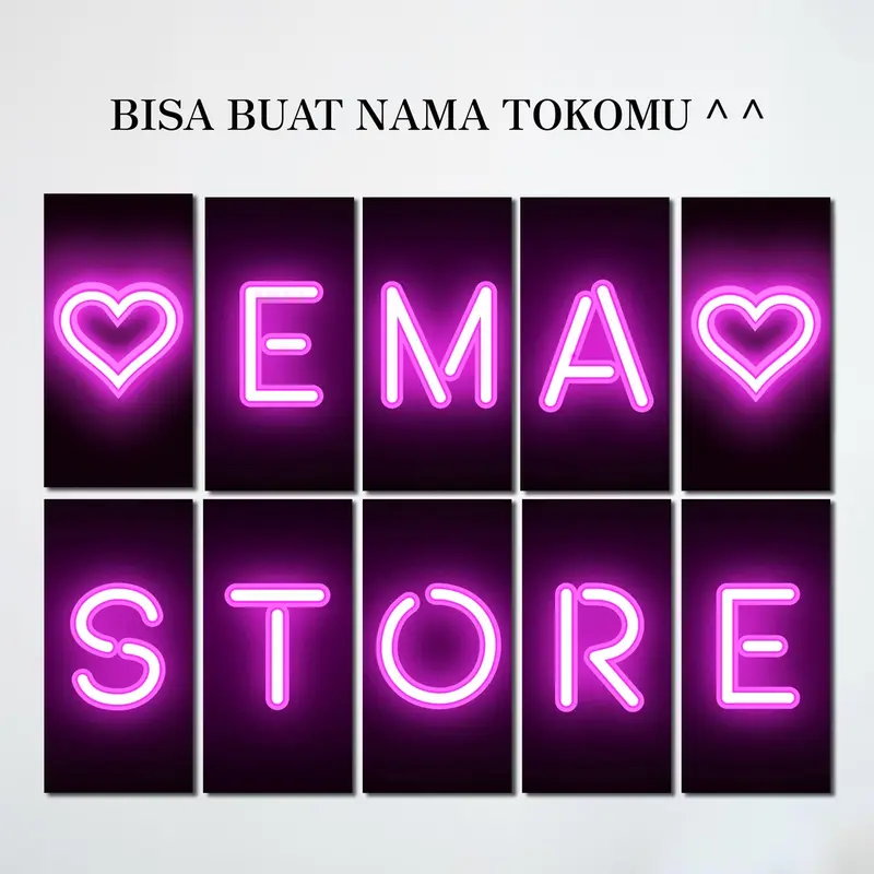 Hiasan Dinding Dekorasi Kamar Huruf Wall Decor Aesthetic - AYU 2