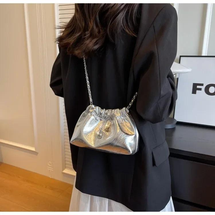 Product Introduction of Millennium Bag Women 2025 New High Sense Shoulder Bags Summer Chain Bag Fashion Bucket Bag Messenger Bags Purses Handbags 12
