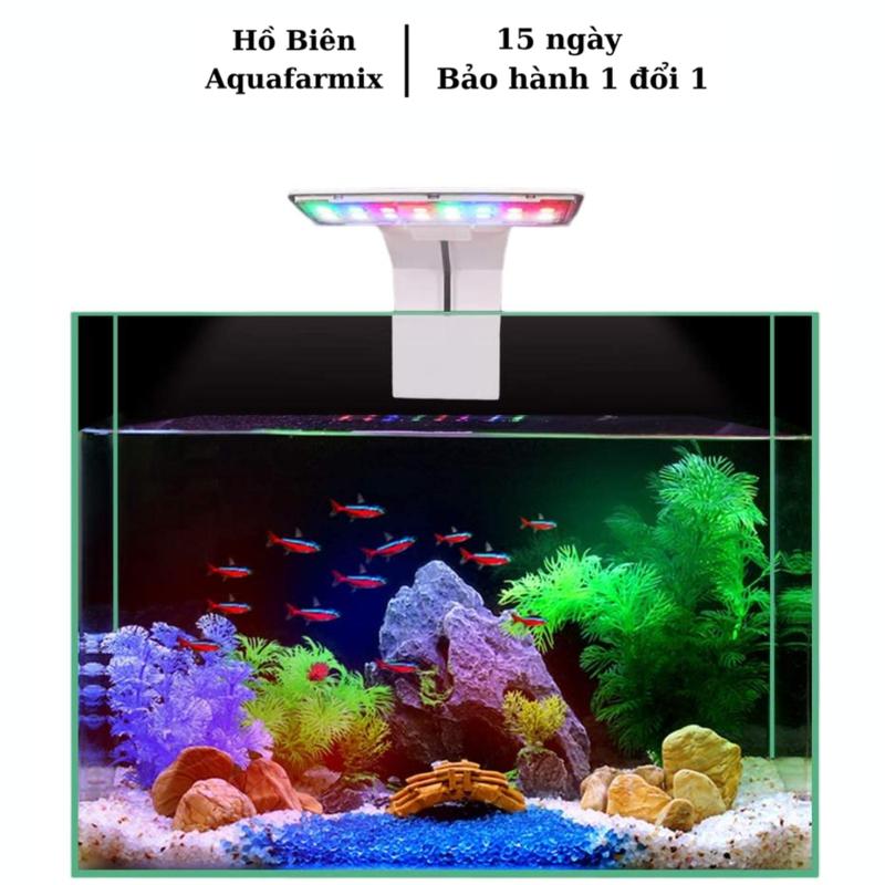  Đèn Led Kẹp Thành Hồ Kính dùng cho cá cảnh - có màu trắng hoặc 3 chế độ màu 