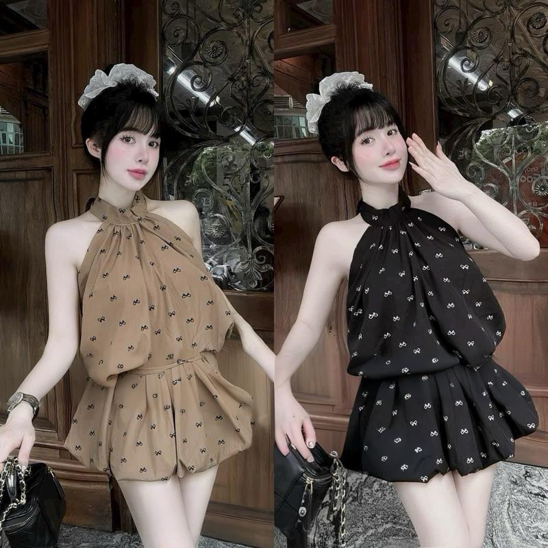 Đầm Voi Nữ chất vải dù nhăn chuẩn hình, thiết kế bí phồng to có lót quần bên trong, chuẩn xịn - Women, Voan