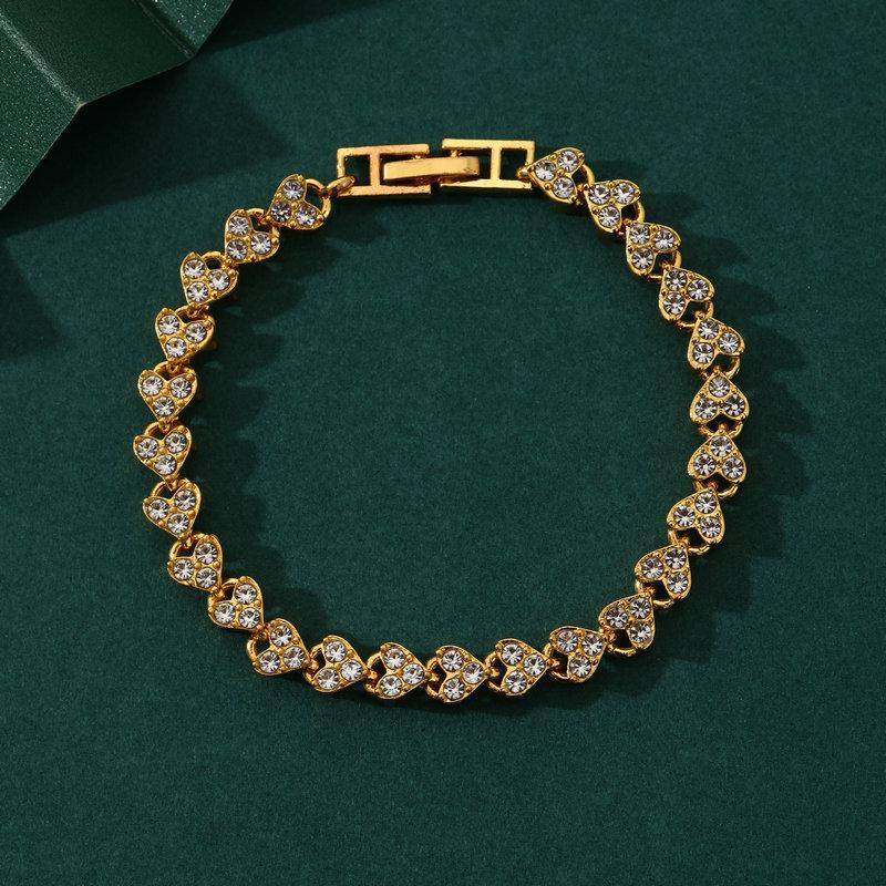 Product Introduction of Fashion Charm Tennis Bracelet for Women Crystal Zircon Jewelry Adjustable Gold Color Silver Color Chain Bracelets Gift 6