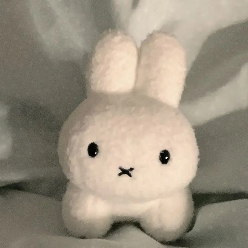 Búp Bê Nhồi Bông Cầm Tay Dễ Thương, Miffy, Siêu Đáng Yêu, Thỏ Trắng Mini, Đồ Chơi Nhồi Bông Mặt Dây Chuyền Quà Tặng 1