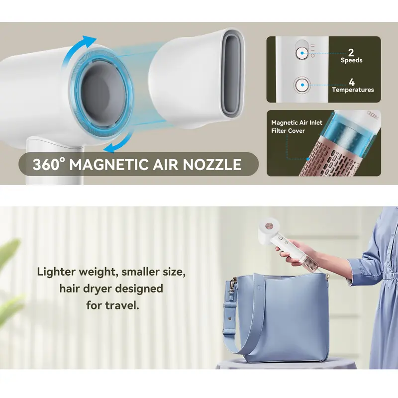 MAXGROOM-2216 Máy Sấy Tóc Ion âm Tạo Kiểu 2 Chiều Nam nữ tặng kèm đầu tạo kiểu bảo hành 24 tháng 6